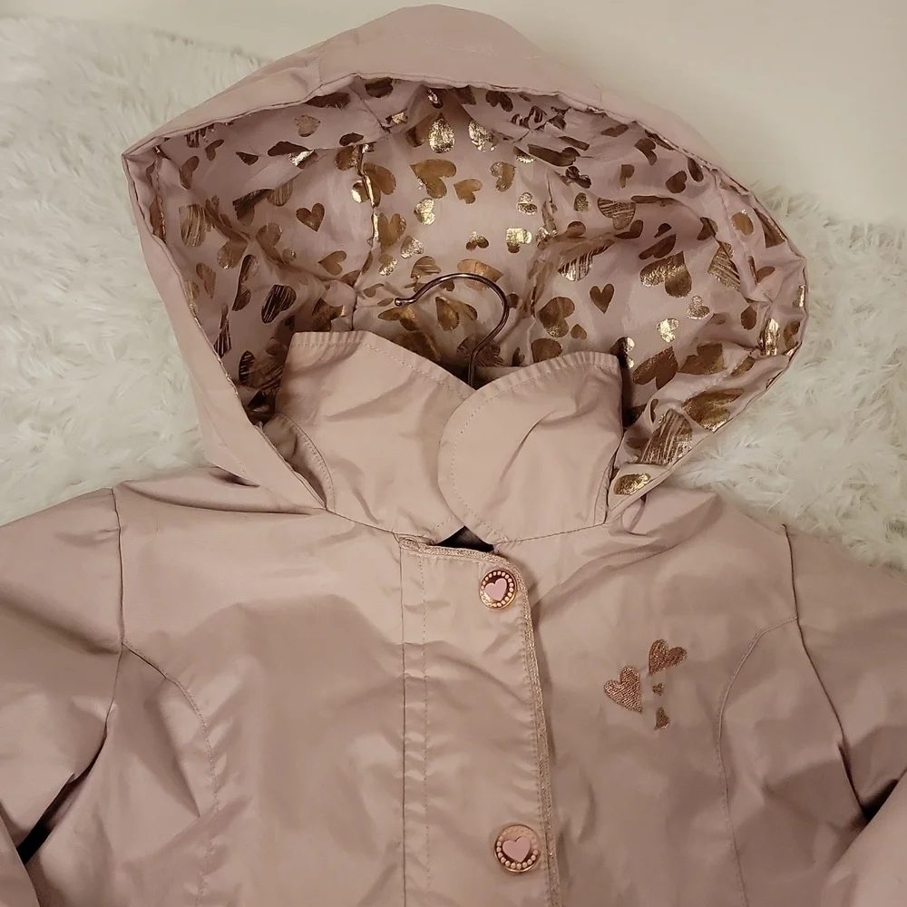 LONDON Fog Kids Pink Midweight Jacket - Size 5 - Picture 3 of 14
